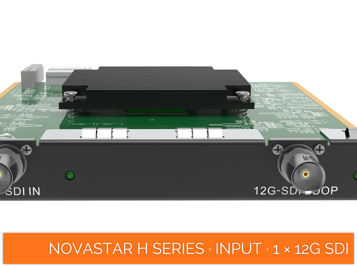 NovaStar COEX · H Series · input cards · 1 × 12g sdi
