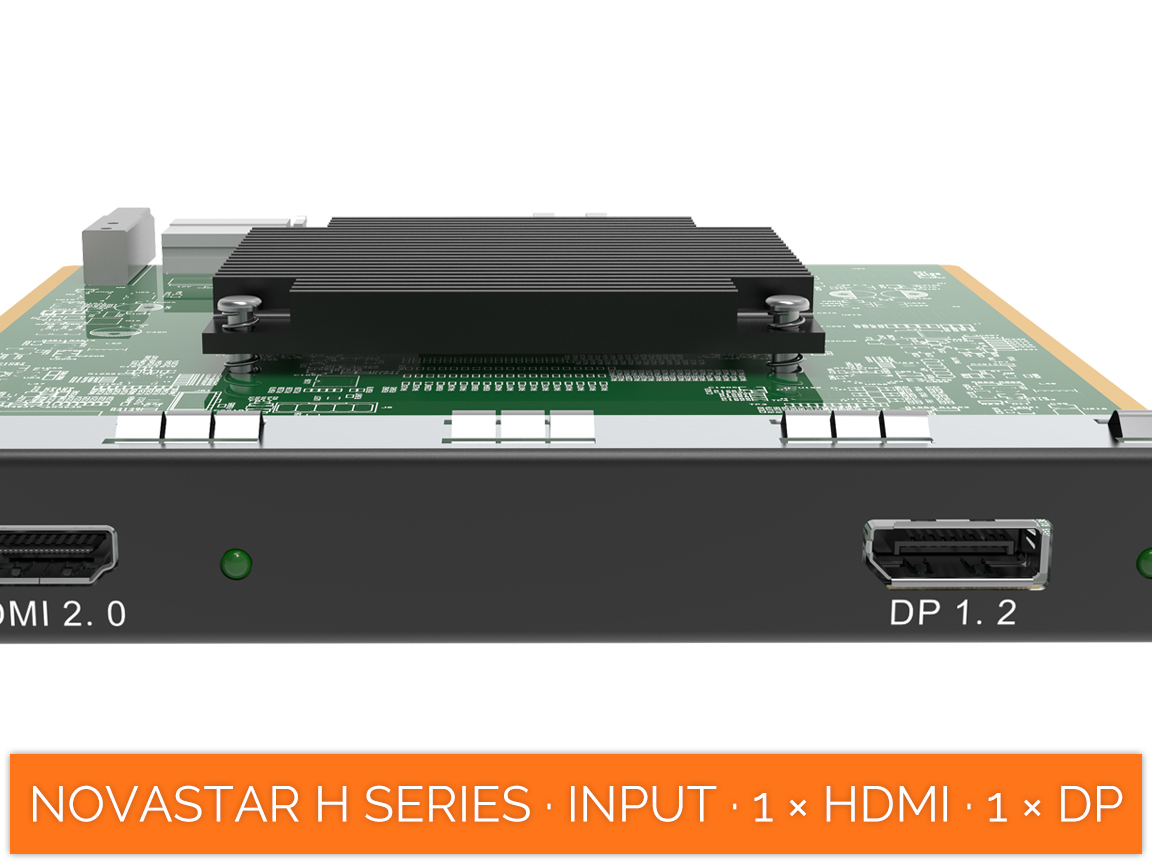 NovaStar COEX · H Series · input cards · 1 × hdmi · 1 × dp