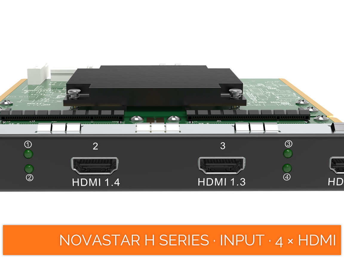 NovaStar COEX · H Series · input cards · 4 × hdmi