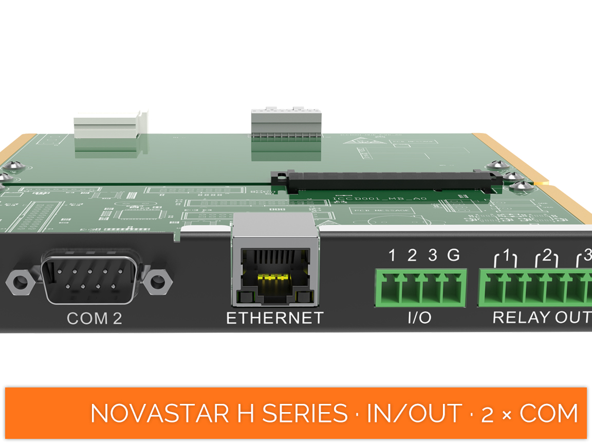 NovaStar COEX · H Series · input output cards · 2 × com