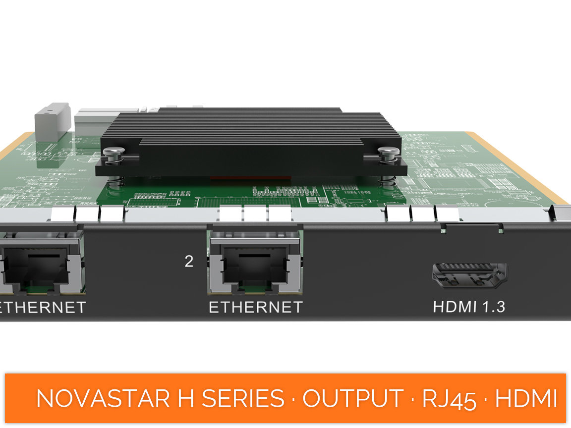NovaStar COEX · H Series · output cards · 2 × rj45 · 1 × hdmi 1.3